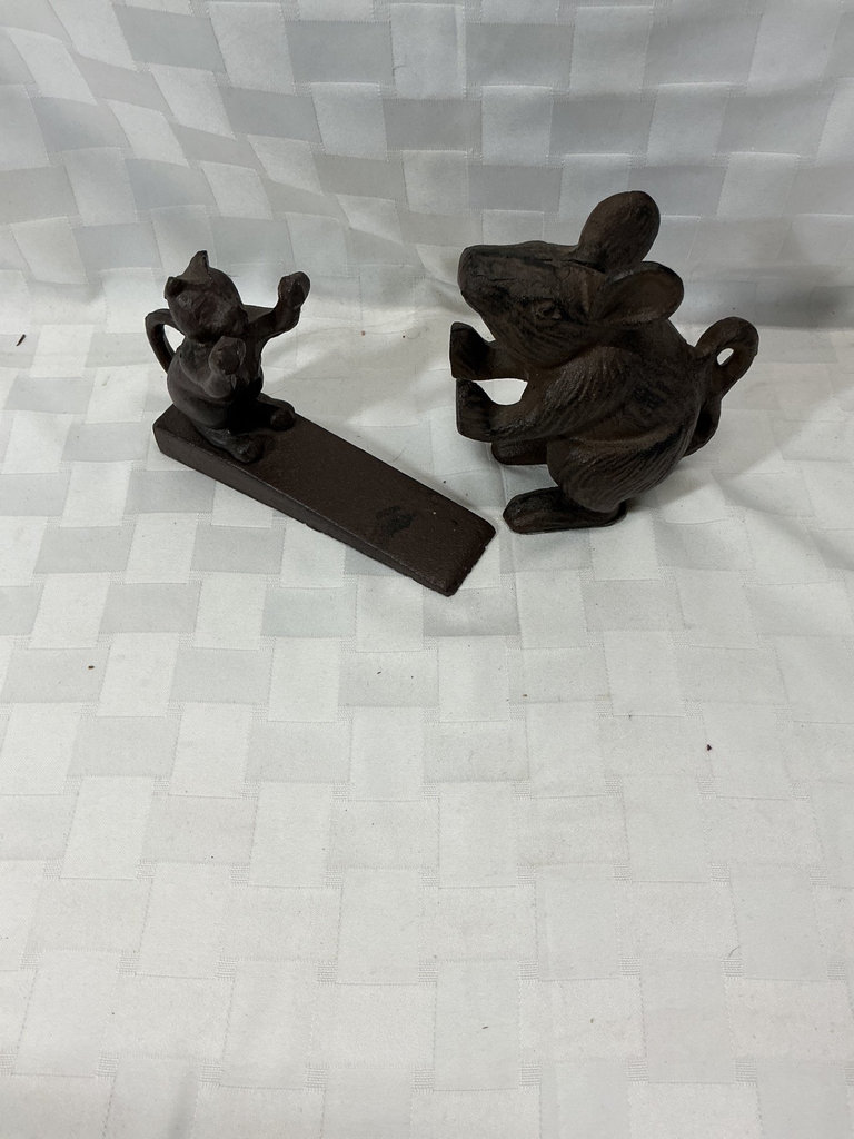 Antique Cast iron door stops - image 2 of 3