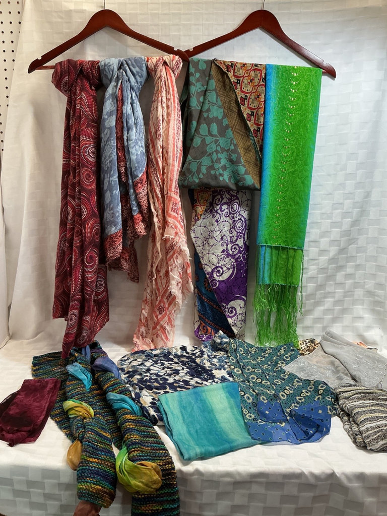 Assorted Scarves and Wraps - image 3 of 6