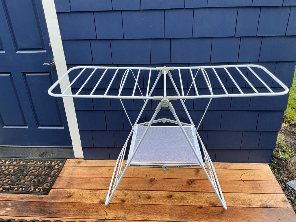 Laundry items: drying racks, ironing board, baskets and accessories - image 5 of 15
