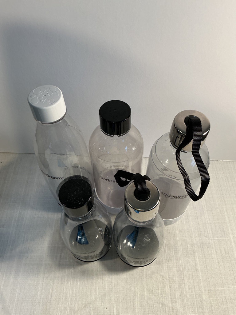 SodaStream home carbonation system with bottles - image 3 of 4