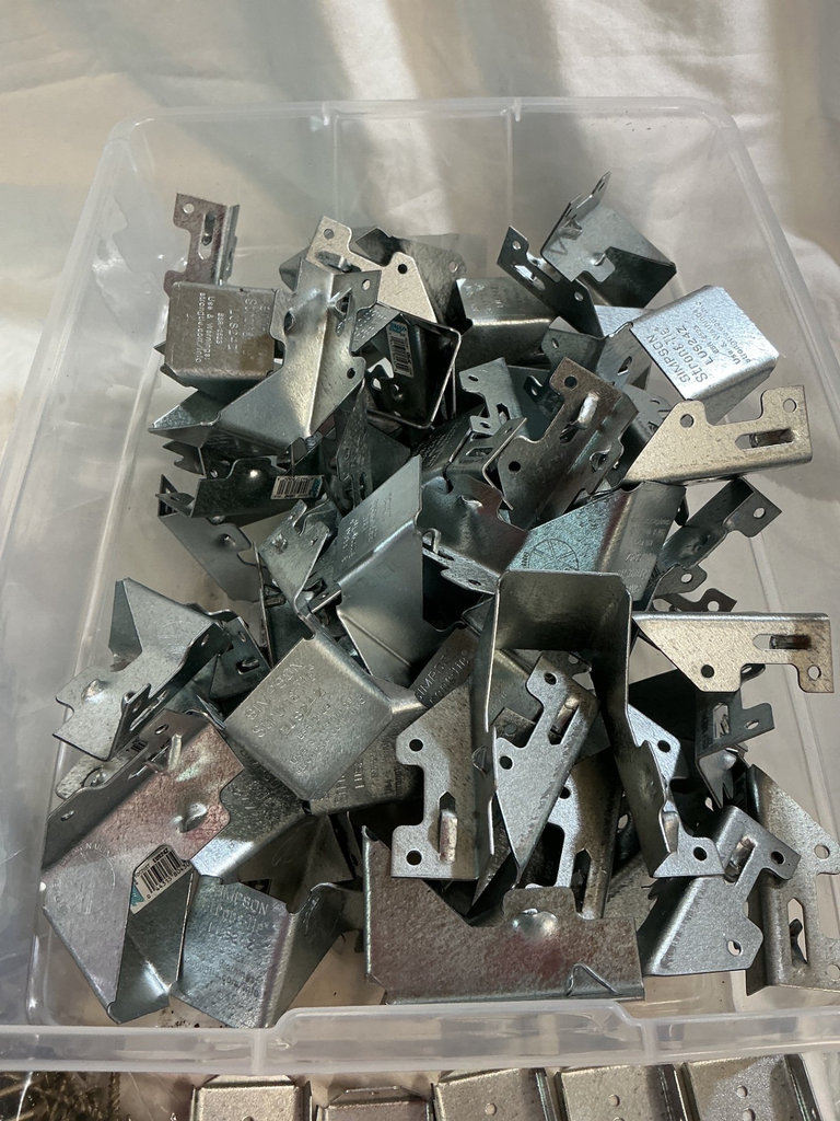 Assorted Metal Brackets and Fasteners - image 3 of 4