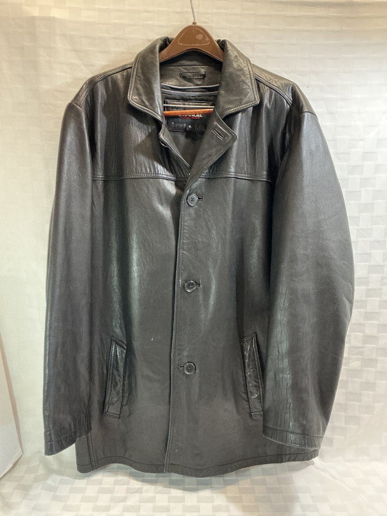 Men's Emanuel leather jacket (XL) - image 1 of 5