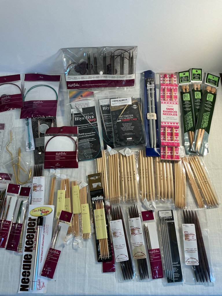 Knitting supplies, yarn, and books - image 1 of 7