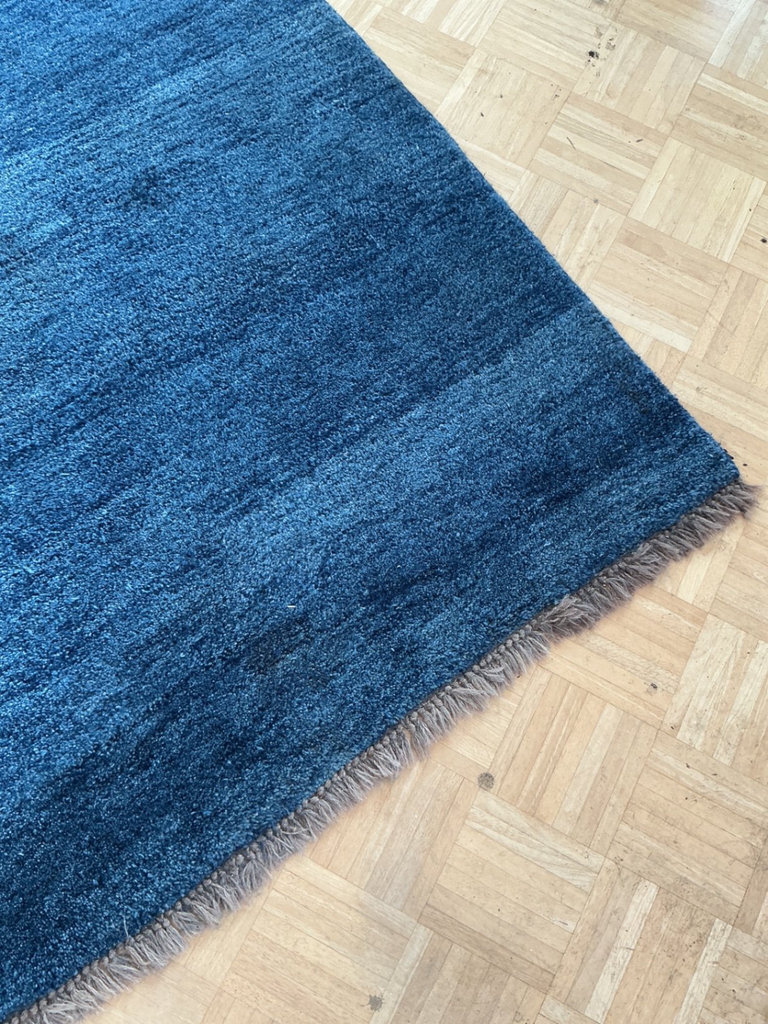 Blue rectangular rug from IKEA. - image 3 of 3