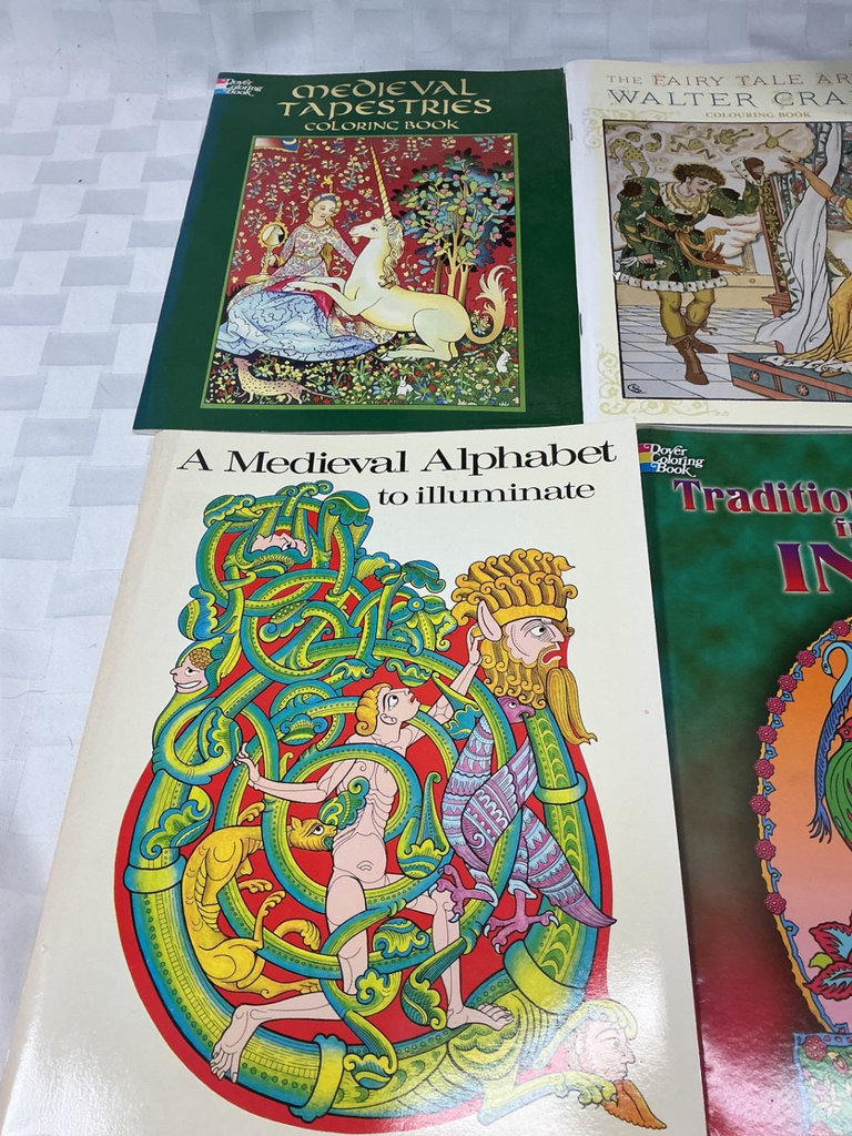 Assorted Craft Supplies and Adult coloring books - image 8 of 9