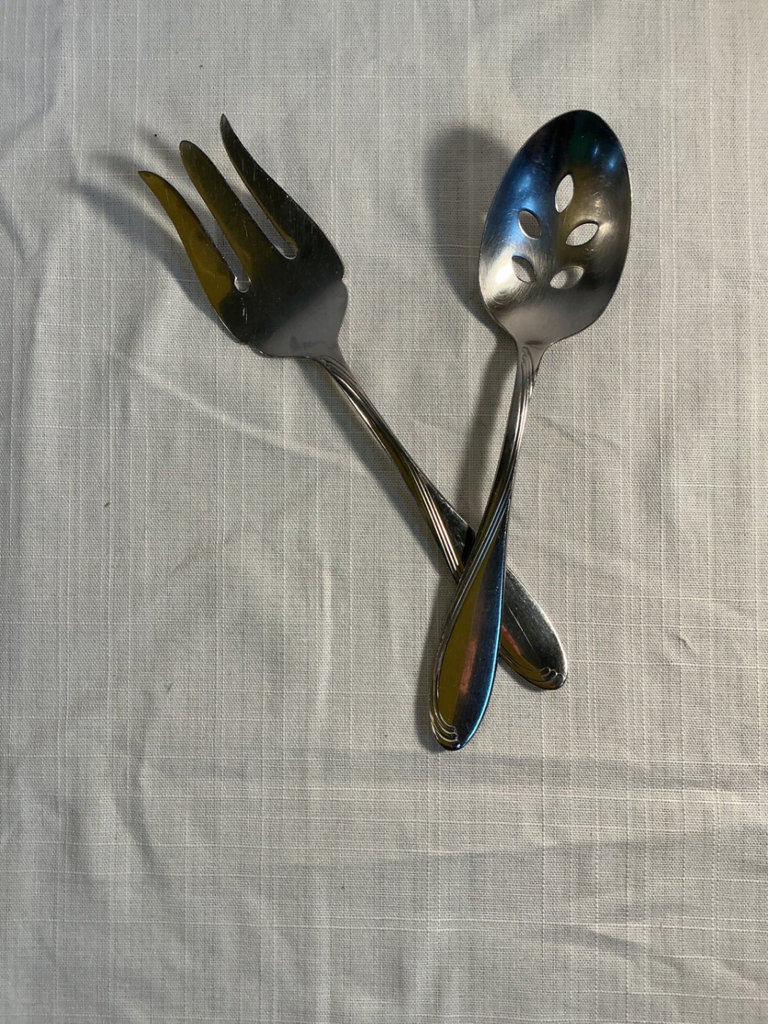 Royal Craft-Wood wooden cutlery tray with stainless steel flatware - image 8 of 9