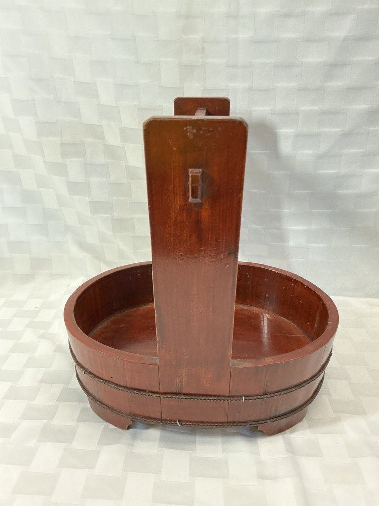 Assorted wooden boxes and round wood basket - image 3 of 6
