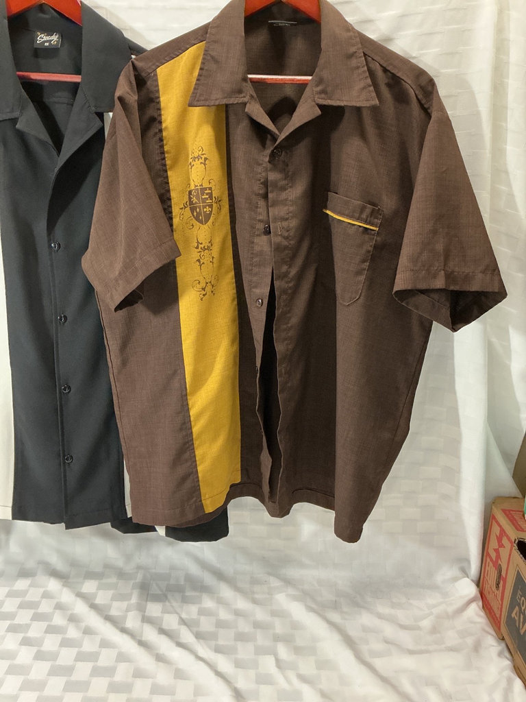 Two vintage Bowling  button-up shirts - image 1 of 5