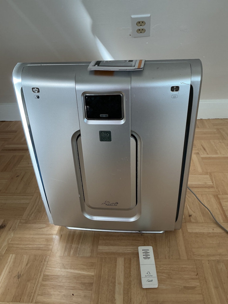 Rabbit Air BioGS Air Purifier with remote and owner's manual - image 1 of 3