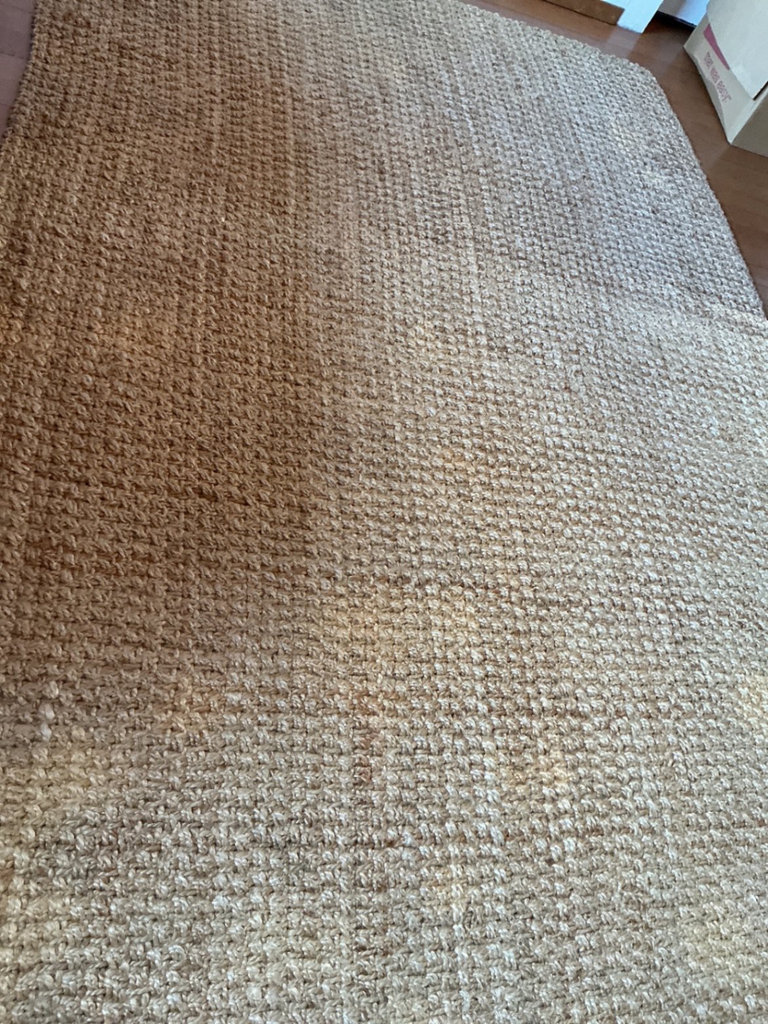Beige rectangular textured woven area rug - image 3 of 3