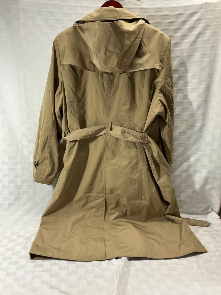 Tan London Fog trench coat and Pendleton plaid wool jacket - image 7 of 7