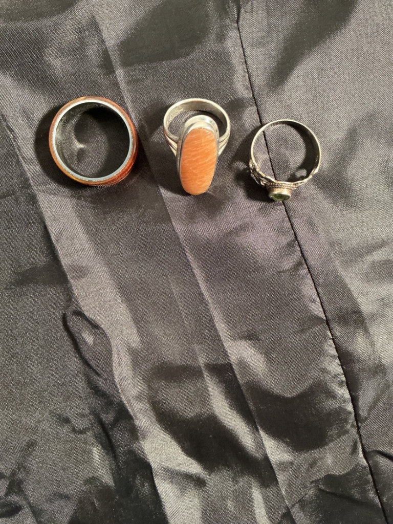 Opal beads and rings - image 1 of 5
