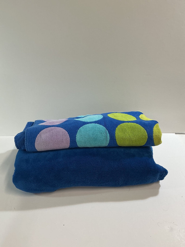 Assorted towels, bath mats and a blanket. - image 3 of 4