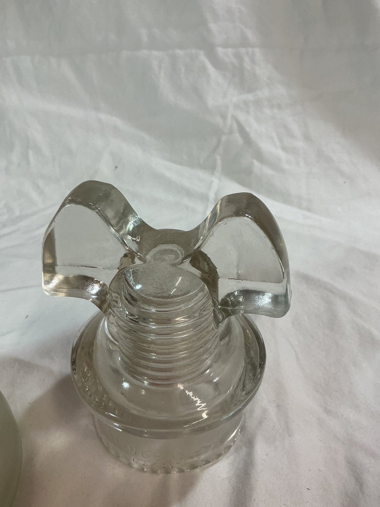 4 glass insulators  - image 5 of 6