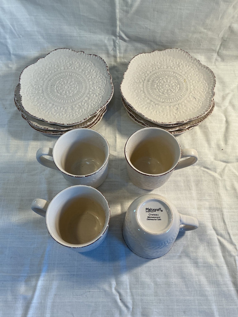 Pfaltzgraff Everyday Chateau dinnerware set (bowls, mugs, plates) - image 4 of 5