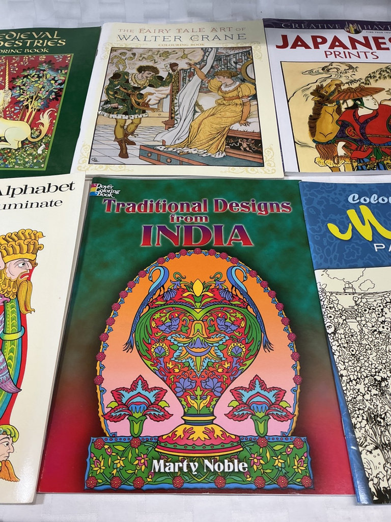 Assorted Craft Supplies and Adult coloring books - image 7 of 9