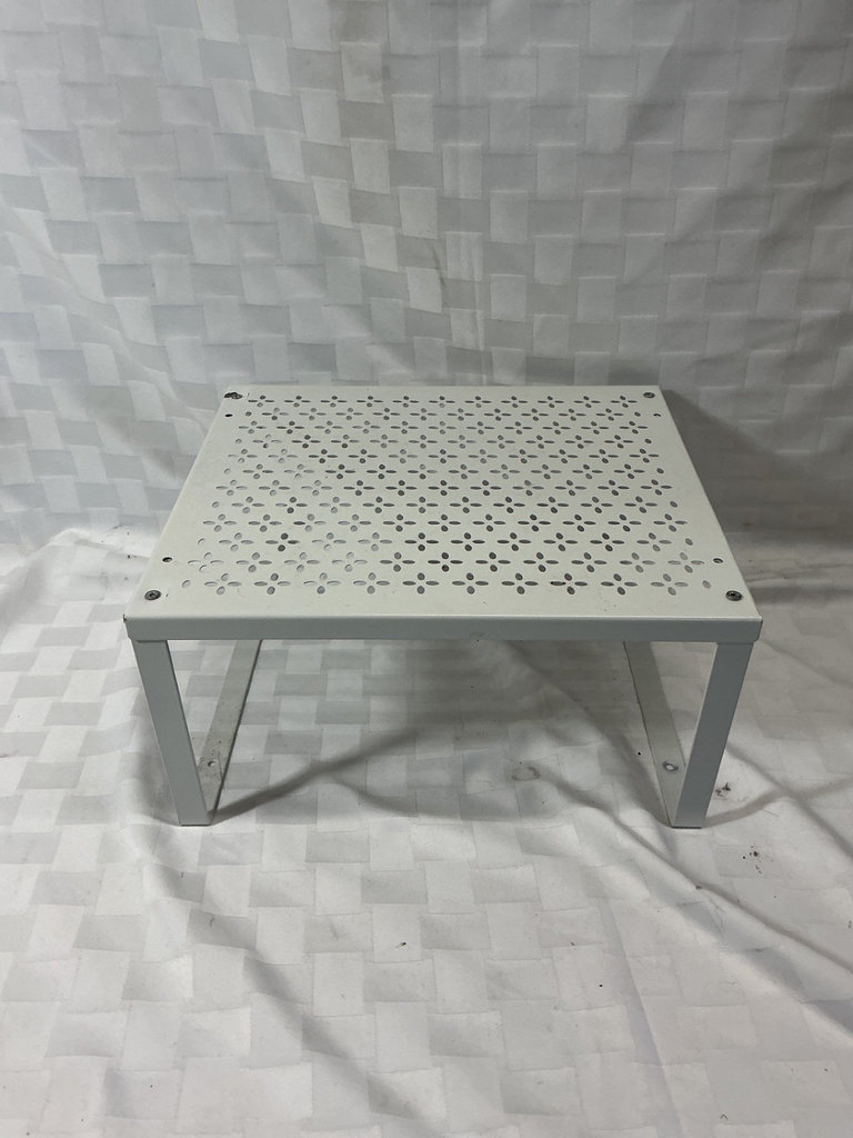 Perforated metal shelf and stands - image 3 of 5