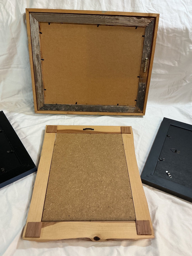 Framed Art Collection: Hawk, Brain Diagram, Botanical Print, and Abstract Green Piece - image 6 of 6