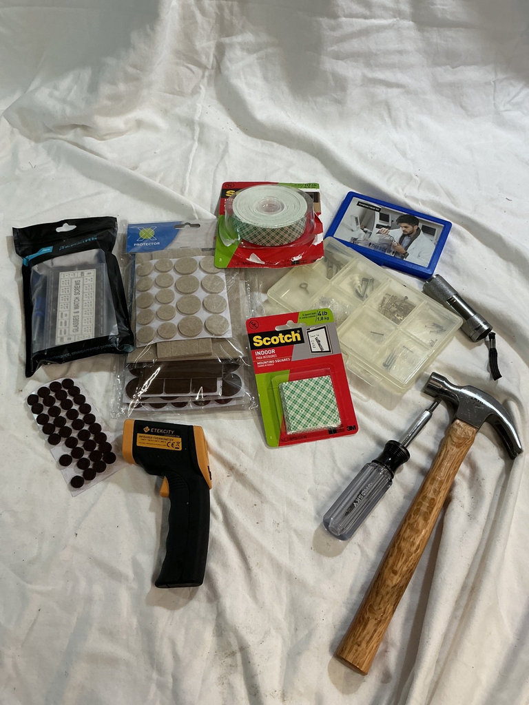 Assorted hardware tools and fasteners - image 5 of 8