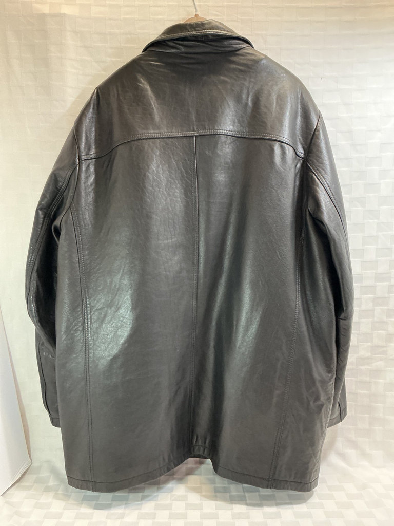 Men's Emanuel leather jacket (XL) - image 2 of 5
