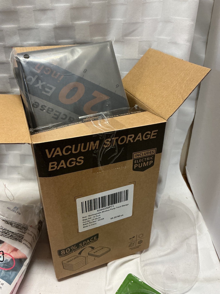 Vacuum storage bags, auto organizer bags, and furniture sliders - image 2 of 5