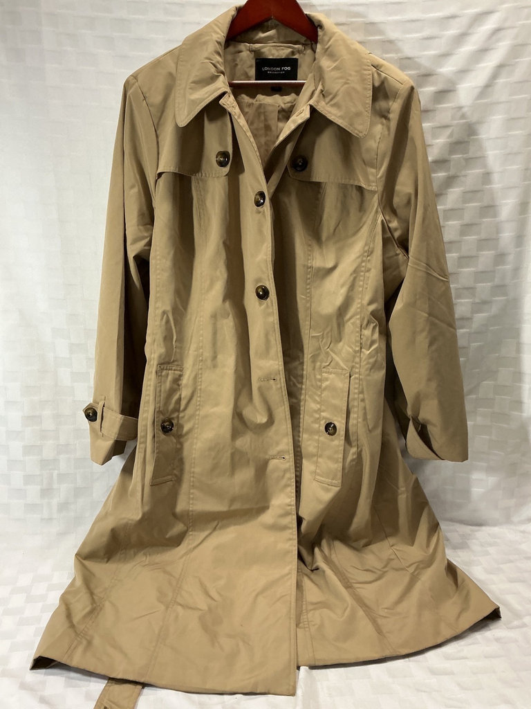 Tan London Fog trench coat and Pendleton plaid wool jacket - image 5 of 7