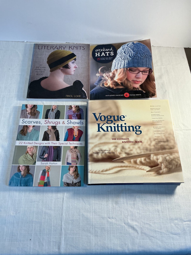 Knitting supplies, yarn, and books - image 4 of 7