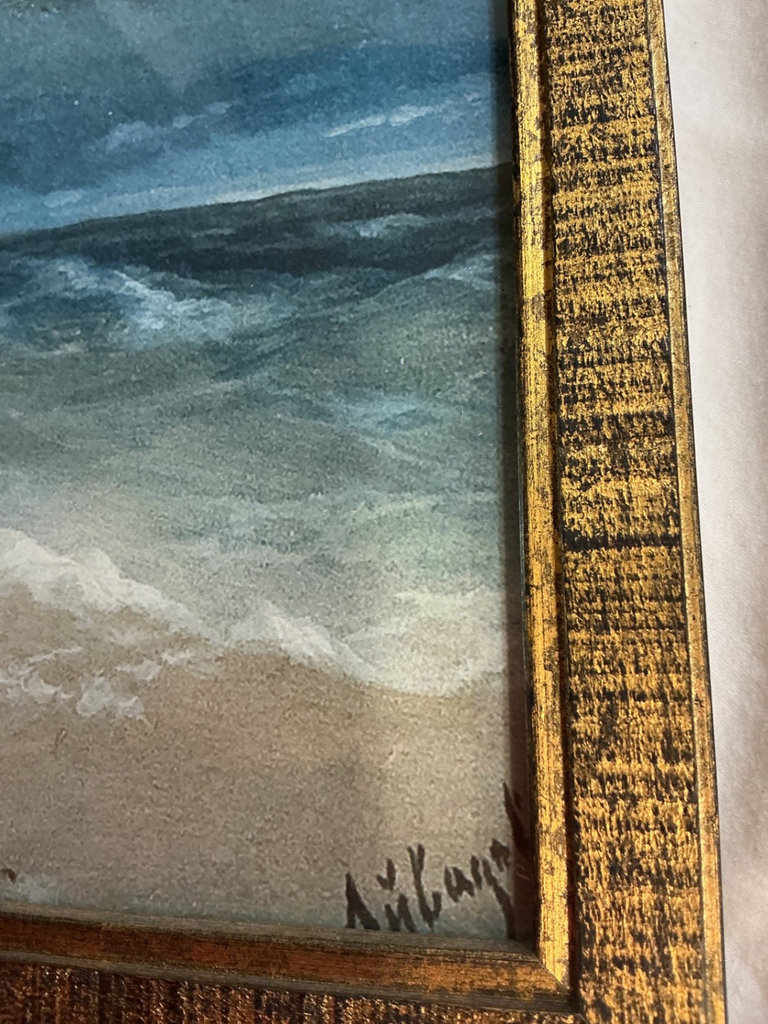 Framed maritime and coastal artworks - image 4 of 7