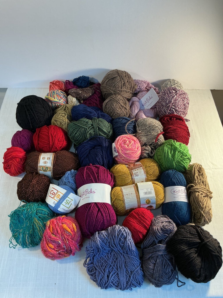 Knitting supplies, yarn, and books - image 6 of 7