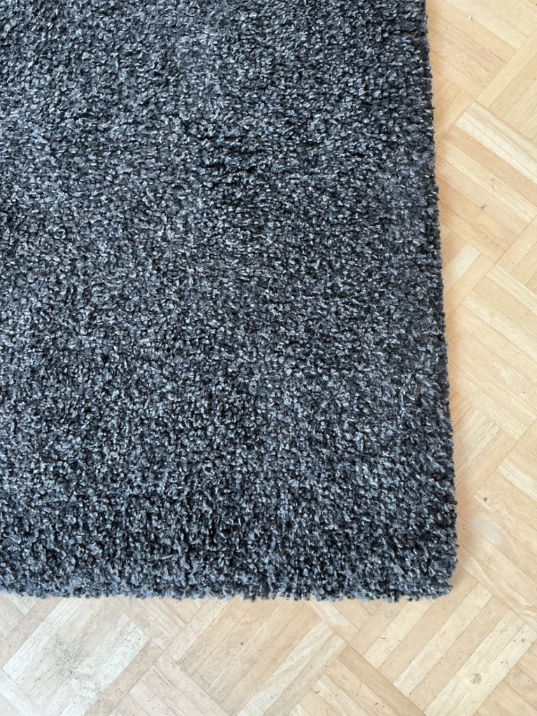 IKEA ALHEDE shag rug. Charcoal and gray. - image 2 of 3