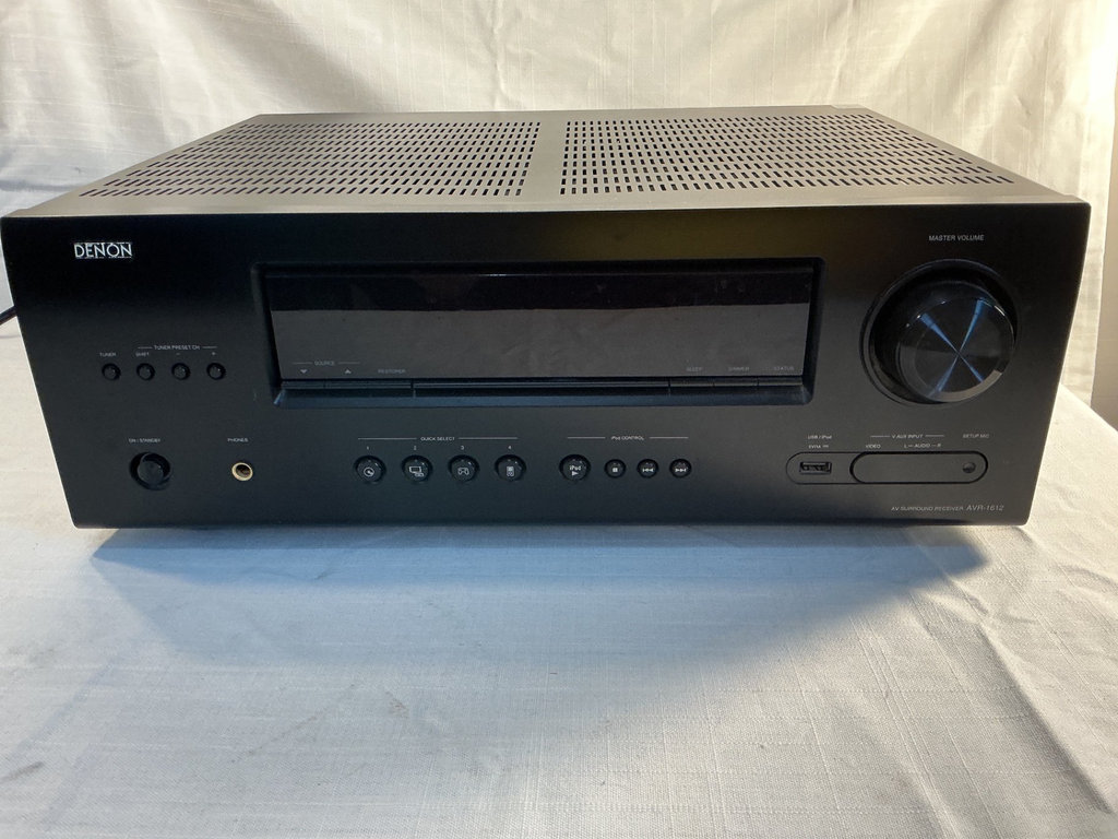 Denon AVR-1612 AV Receiver with ERA Design 4 Satellite Speakers - image 2 of 6