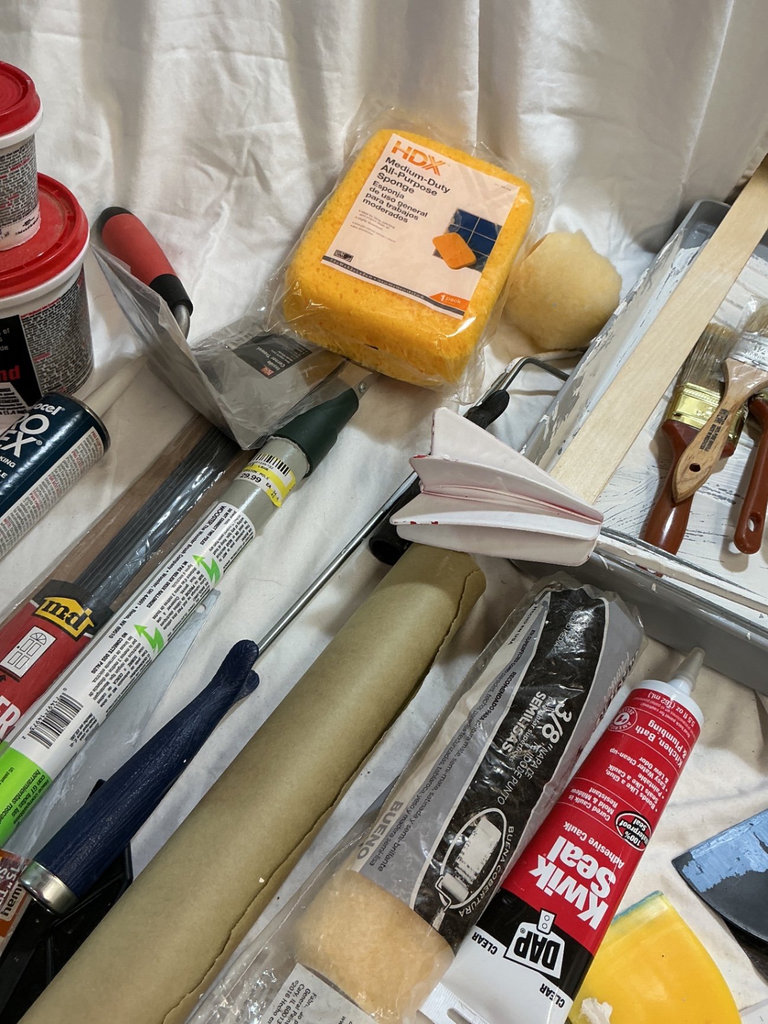 Assorted painting and sealing supplies and tools - image 5 of 5