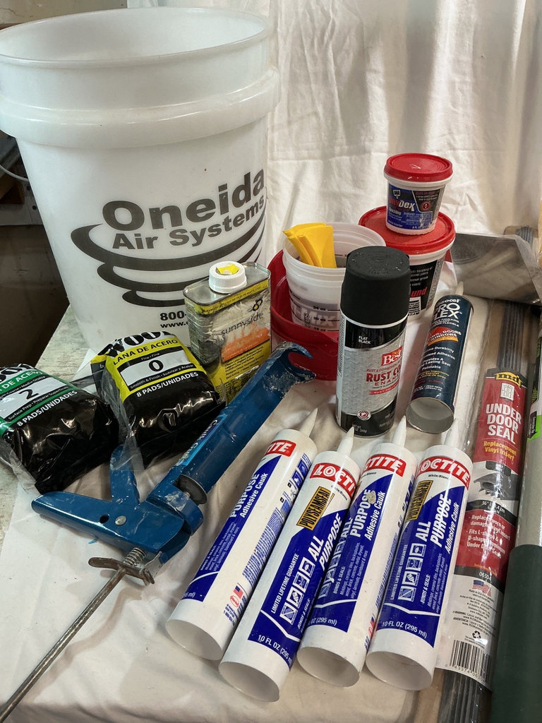 Assorted painting and sealing supplies and tools - image 4 of 5