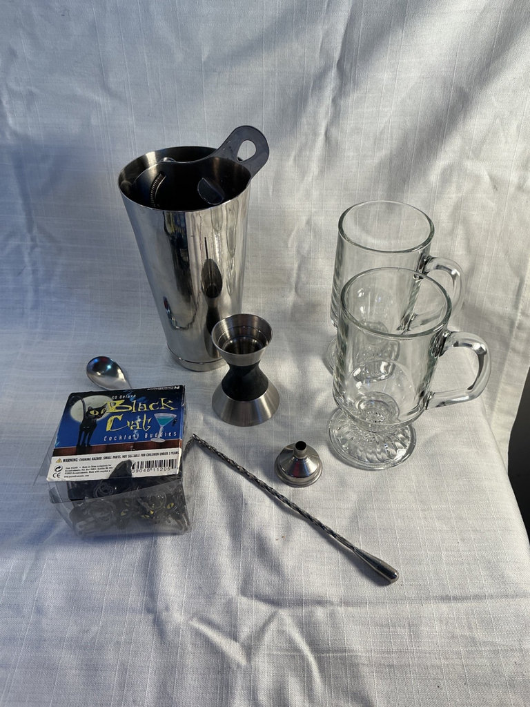 Waterford Crystal Decanter and glasses, and barware set - image 1 of 5