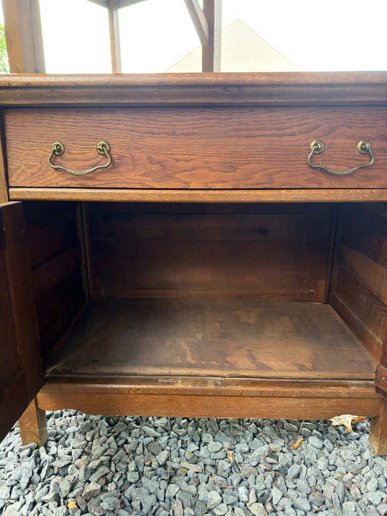 Oak Commode - Washstand - image 2 of 6
