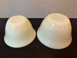 Vintage McKee Uranium Custard Glass Bowls - set of 2 - thumbnail 2 of 15