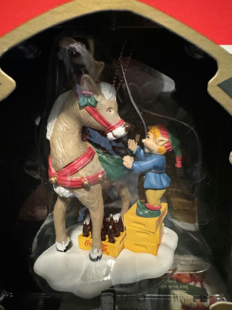 Coca Cola 1990’s Christmas Ornaments - Lot Of 7 - image 4 of 9