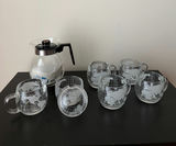 Nescafé Vintage MCM World Globe Set - Coffee Pot, Mugs, Creamer, Sugar - NWT - thumbnail 1 of 16