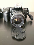 Vintage Minolta 35 mm Camera with Sigma Tiffen Telescoping Lens - thumbnail 3 of 18