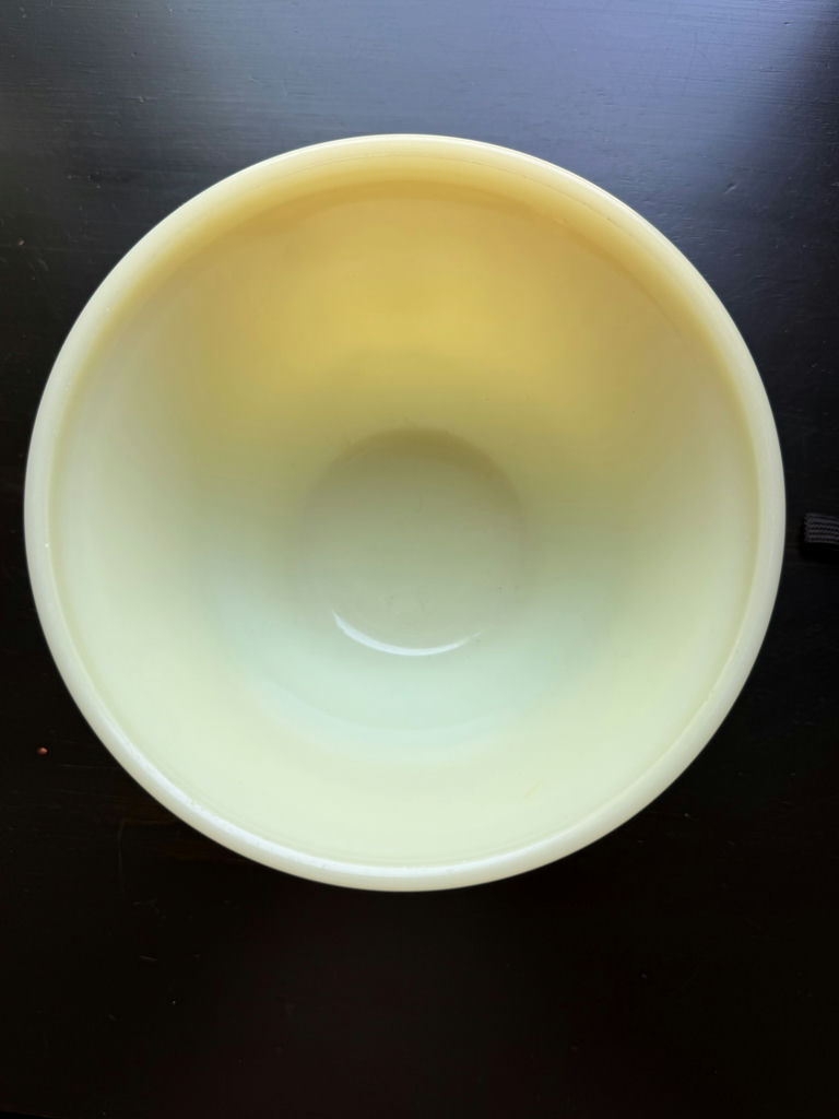 Vintage McKee Uranium Custard Glass Bowls - set of 2 - image 6 of 15