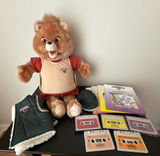 Vintage Teddy Ruxpin, with Books, Tapes, Outfit - thumbnail 1 of 9