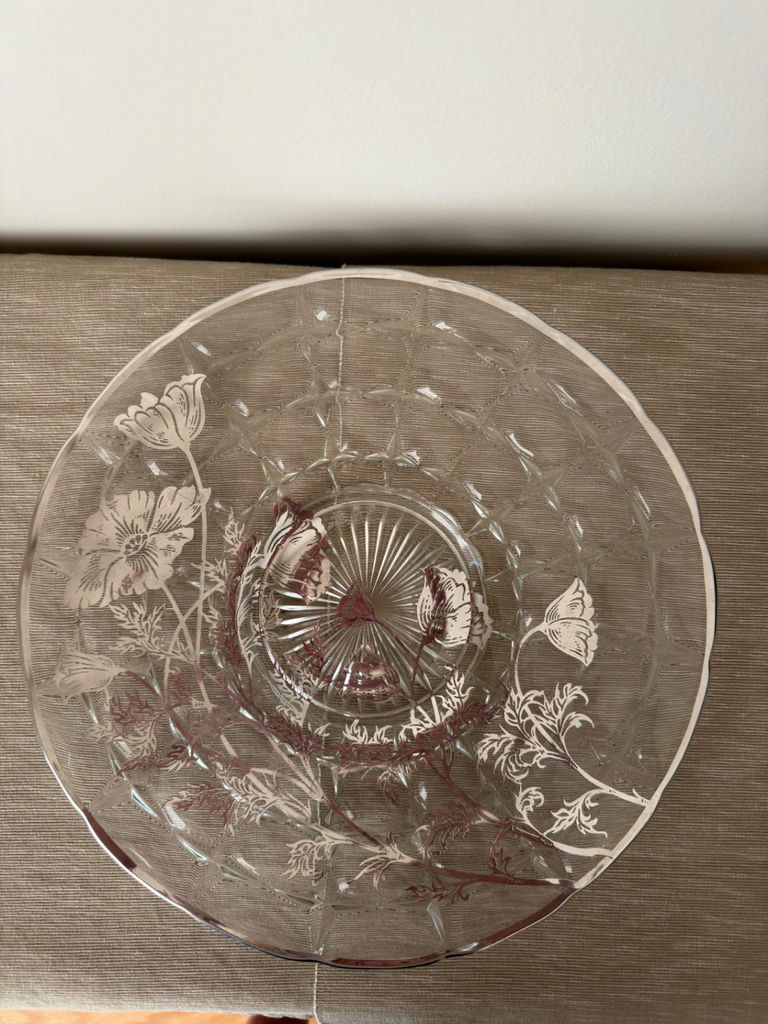 Silver Overlay Glass Lot - image 3 of 9