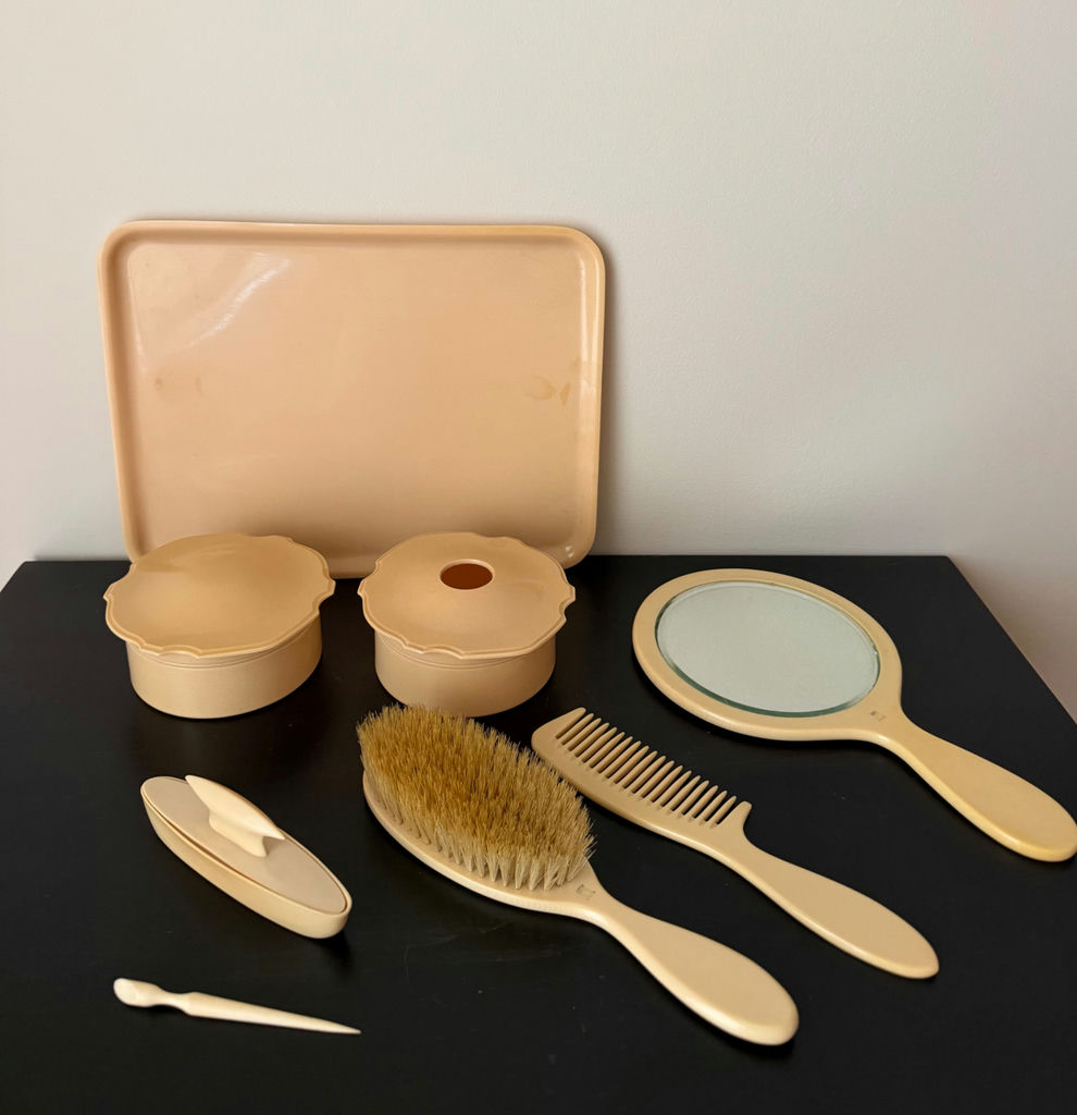 Vintage Celluloid Vanity Items - 8 pieces - image 1 of 12