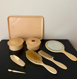 Vintage Celluloid Vanity Items - 8 pieces - thumbnail 1 of 12