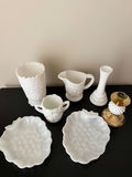 Milk Glass - Doeskin Milk Glass Lot - 7 pieces - thumbnail 2 of 6