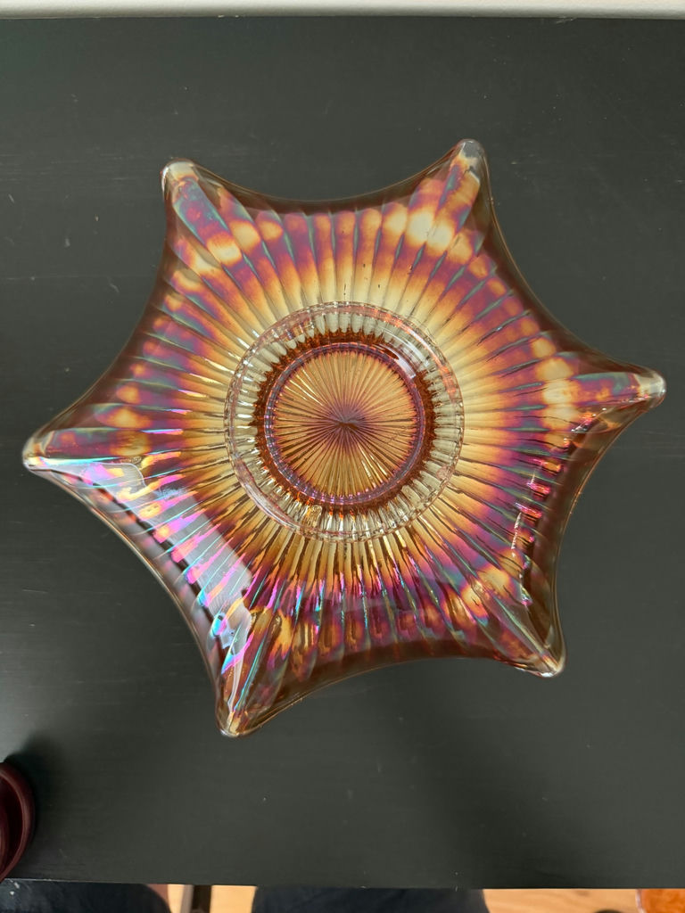 Carnival and Iridescent Glass Lot - 5 pieces - image 6 of 17