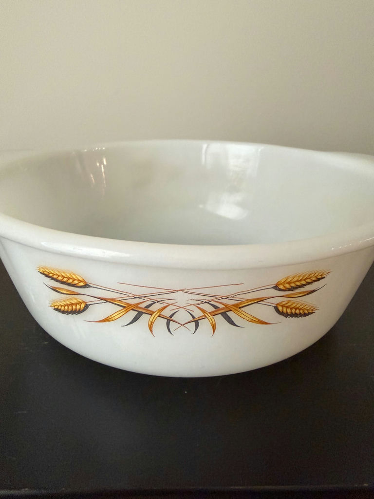 Vintage Mugs and Fire King Wheat Casserole Dish - image 8 of 9