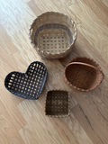 Vintage Handmade Baskets - thumbnail 1 of 5
