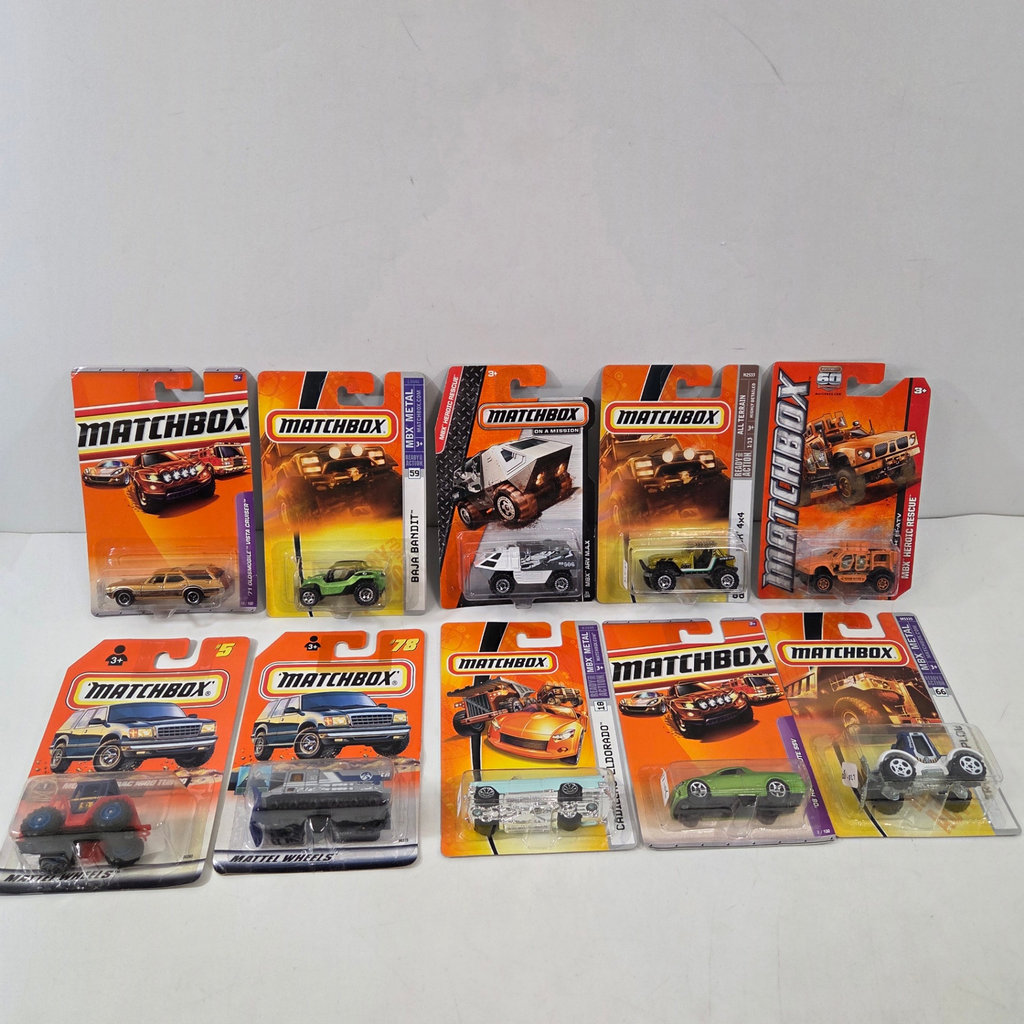 10 Matchbox Diecast Cars - image 1 of 3