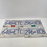 BC License Plate Pairs - thumbnail 1 of 2
